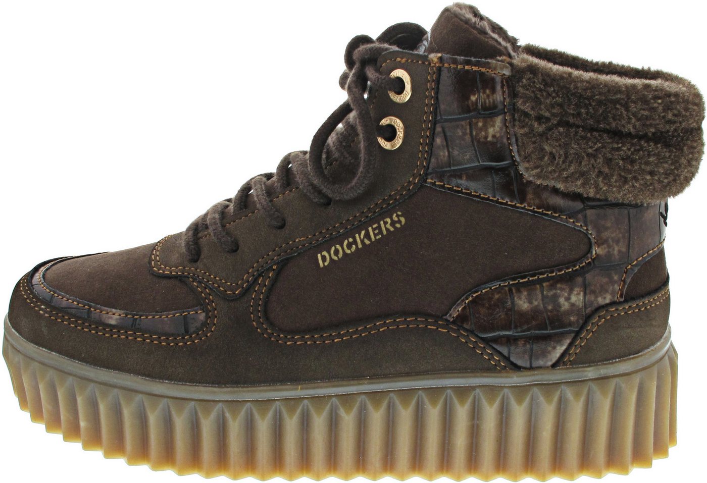 Dockers by Gerli Schnürstiefelette (braun)