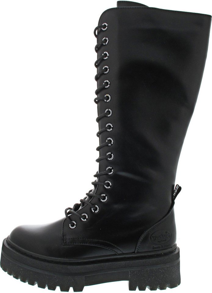 Dockers by Gerli Schnürstiefelette (schwarz)