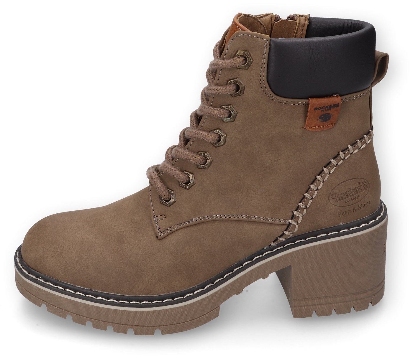 Dockers by Gerli Schnürstiefelette Winterstiefel, Hiking Boots, Schnürstiefel mit Warmfutter