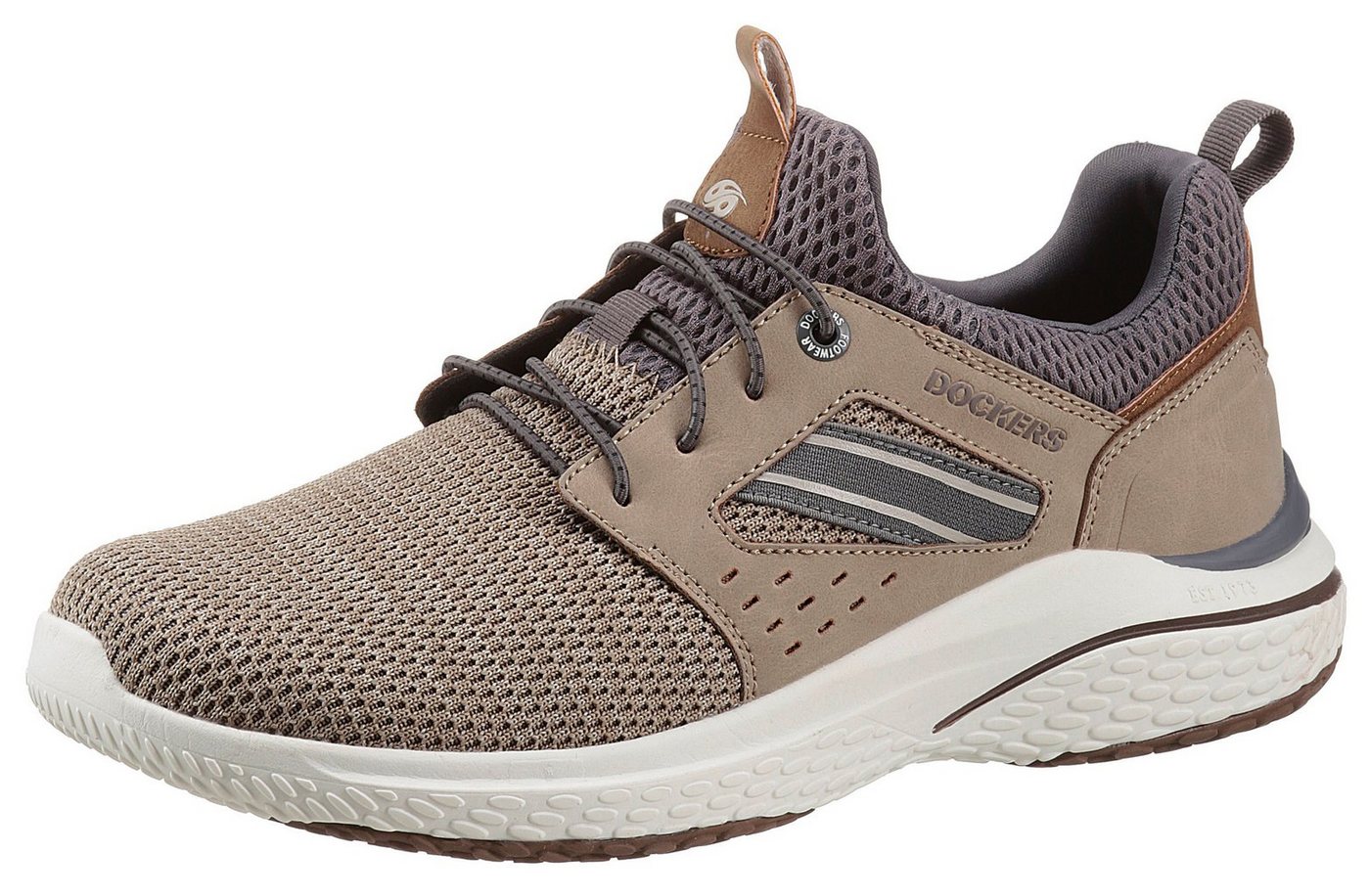 Dockers by Gerli Slip-On Sneaker, Slipper, Sneaker, mit leichter Laufsohle in Komfortweite G (weit)