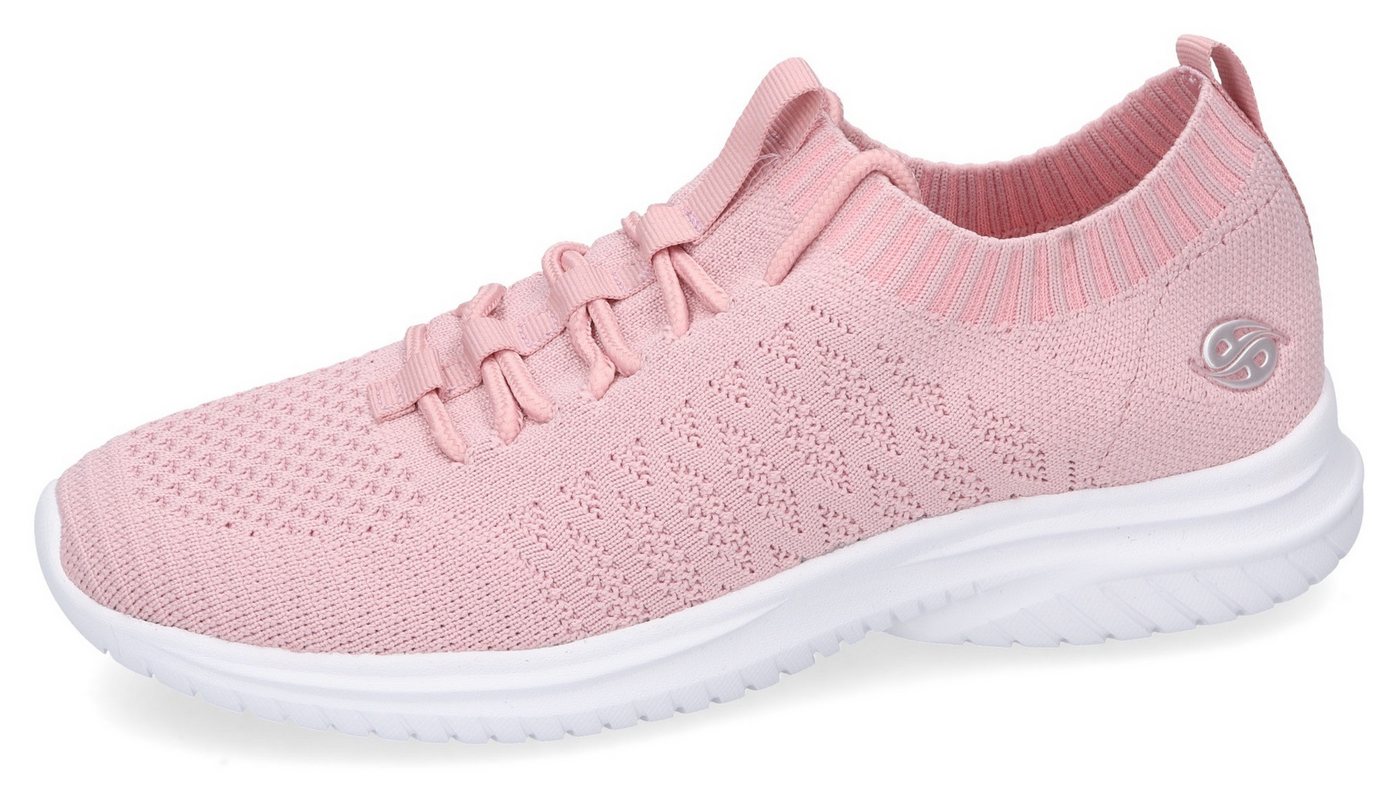 Dockers by Gerli Slip-On Sneaker, Sneaker, Schlupfschuh, Freizeitschuh mit ultraleichter Sohle (rosa)