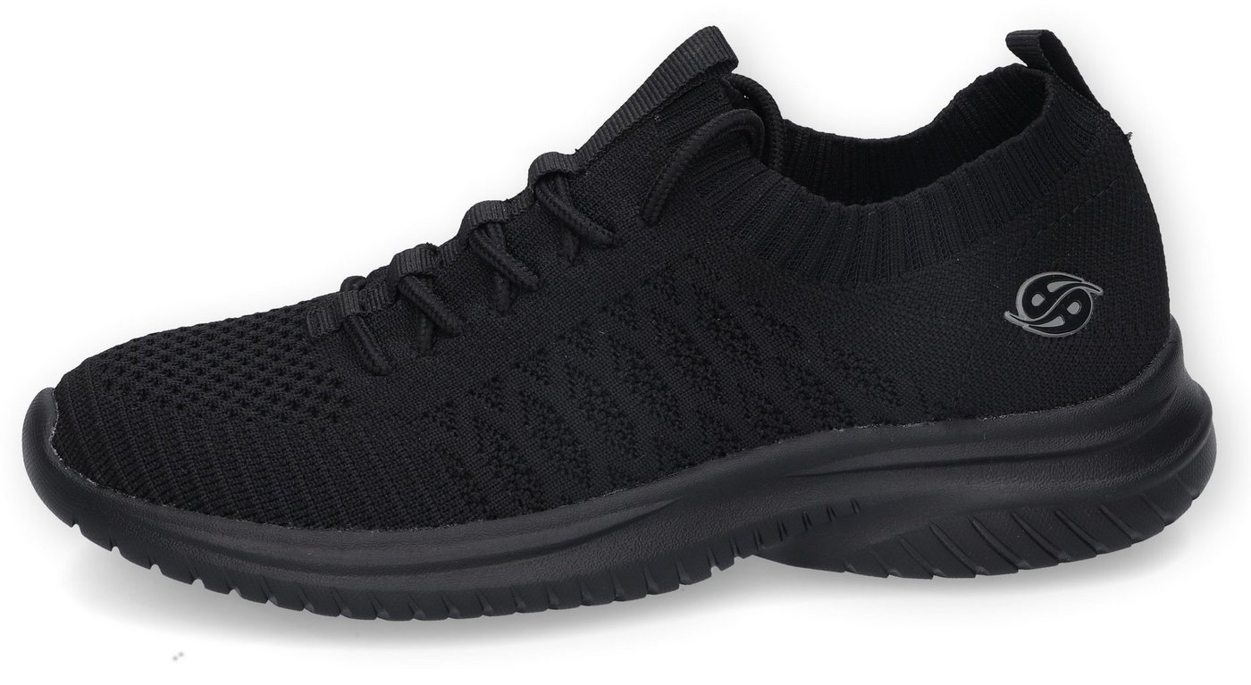 Dockers by Gerli Slip-On Sneaker, Sneaker, Schlupfschuh, Freizeitschuh mit ultraleichter Sohle (schwarz)
