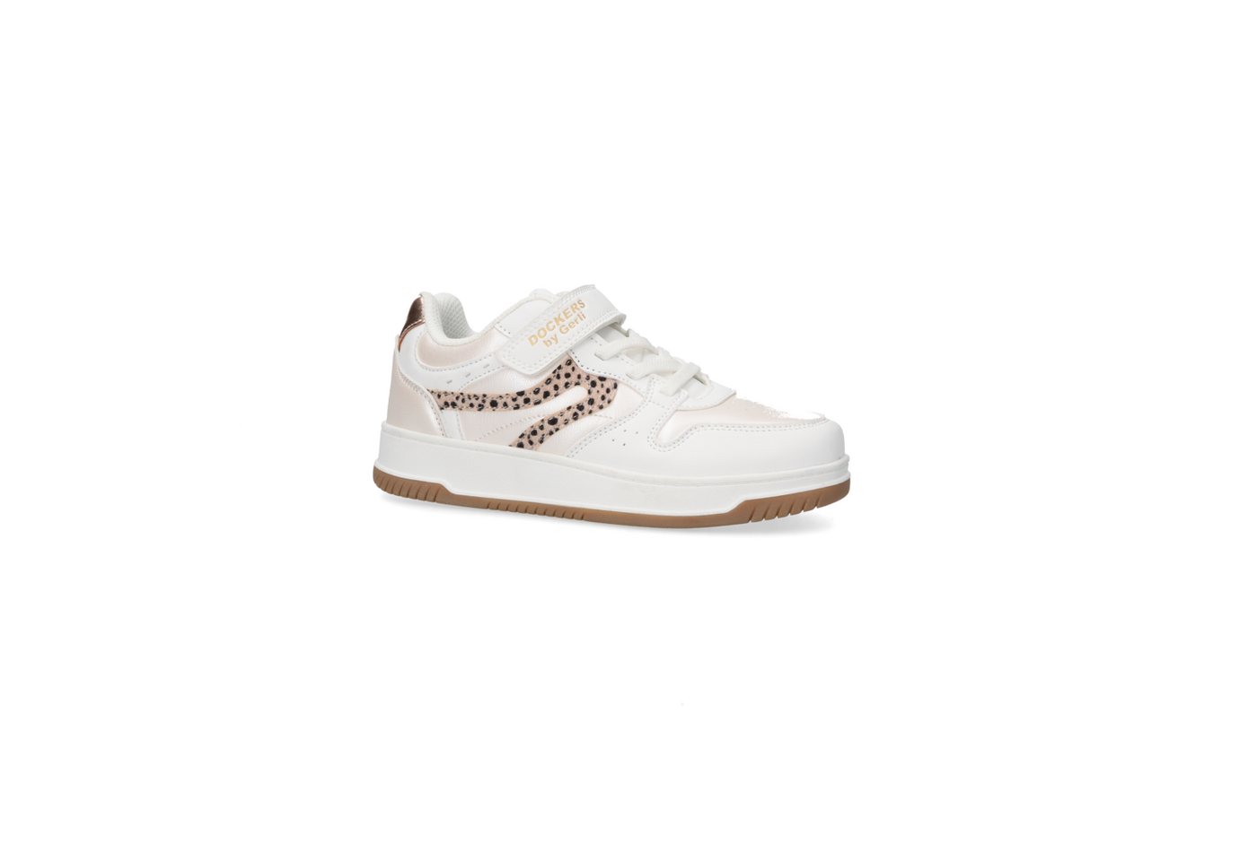 Dockers by Gerli Sneaker Halbschuh, Freizeitschuh, Klett-Sneaker mit Metallic Details