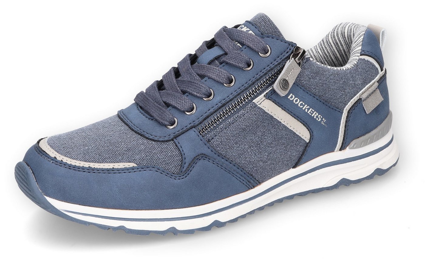Dockers by Gerli Sneaker, Running Sneaker, Schnürschuh, Freizeitschuh mit Reißverschluss