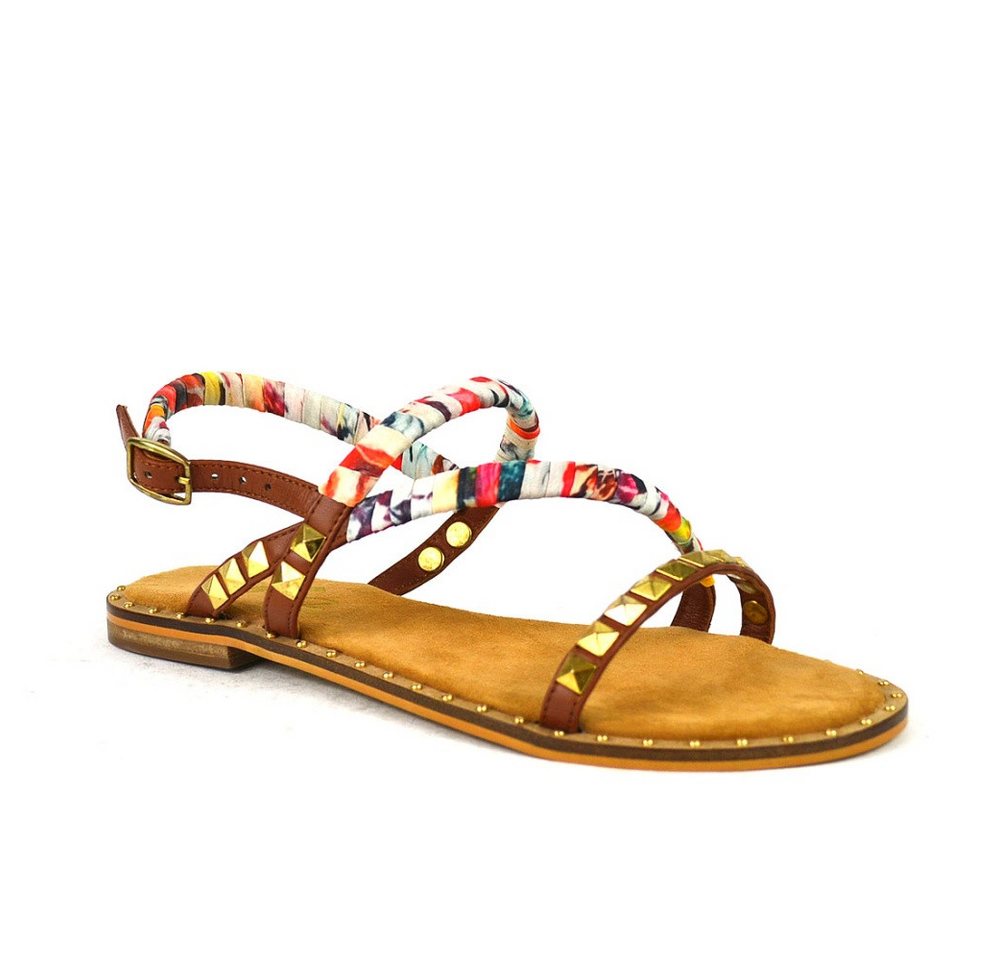 Dockers by Gerli Sommer Riemchen Sandalen Sandale Cognac