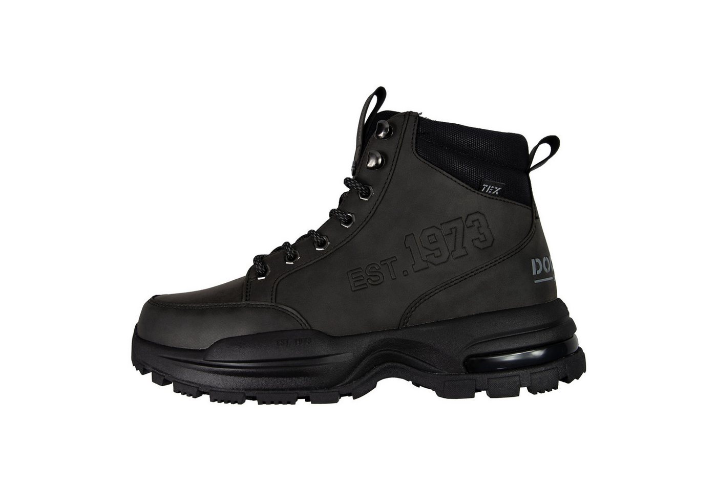 Dockers by Gerli Stiefel Schnürboots mit seitlichem Reißverschluss