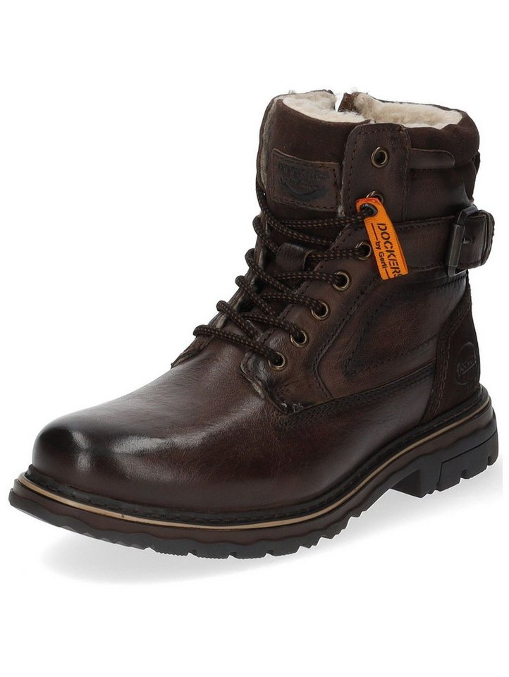 Dockers by Gerli Stiefelette Leder Schnürstiefelette