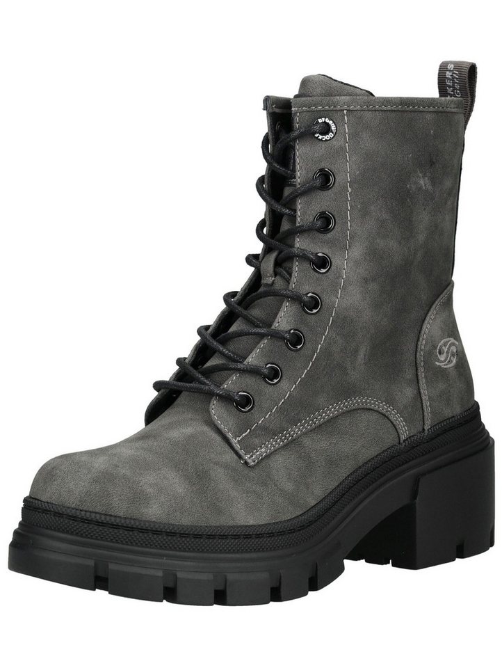 Dockers by Gerli Stiefelette Lederimitat Schnürstiefelette (grau)