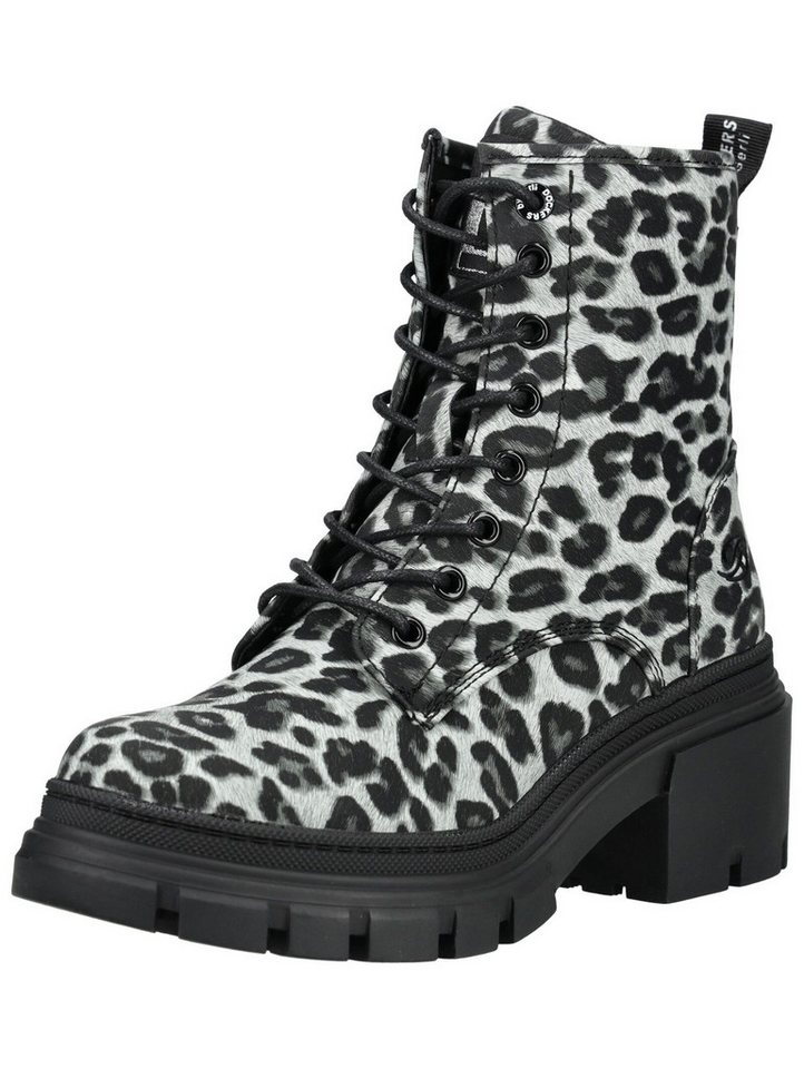 Dockers by Gerli Stiefelette Lederimitat Schnürstiefelette (grau/schwarz)