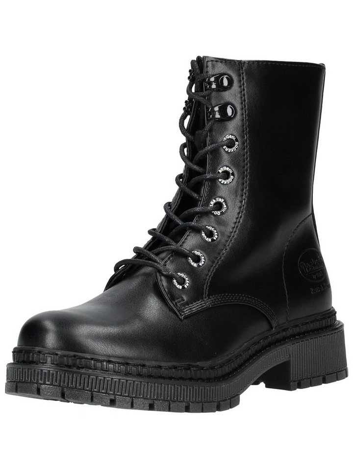 Dockers by Gerli Stiefelette Lederimitat Schnürstiefelette (schwarz)