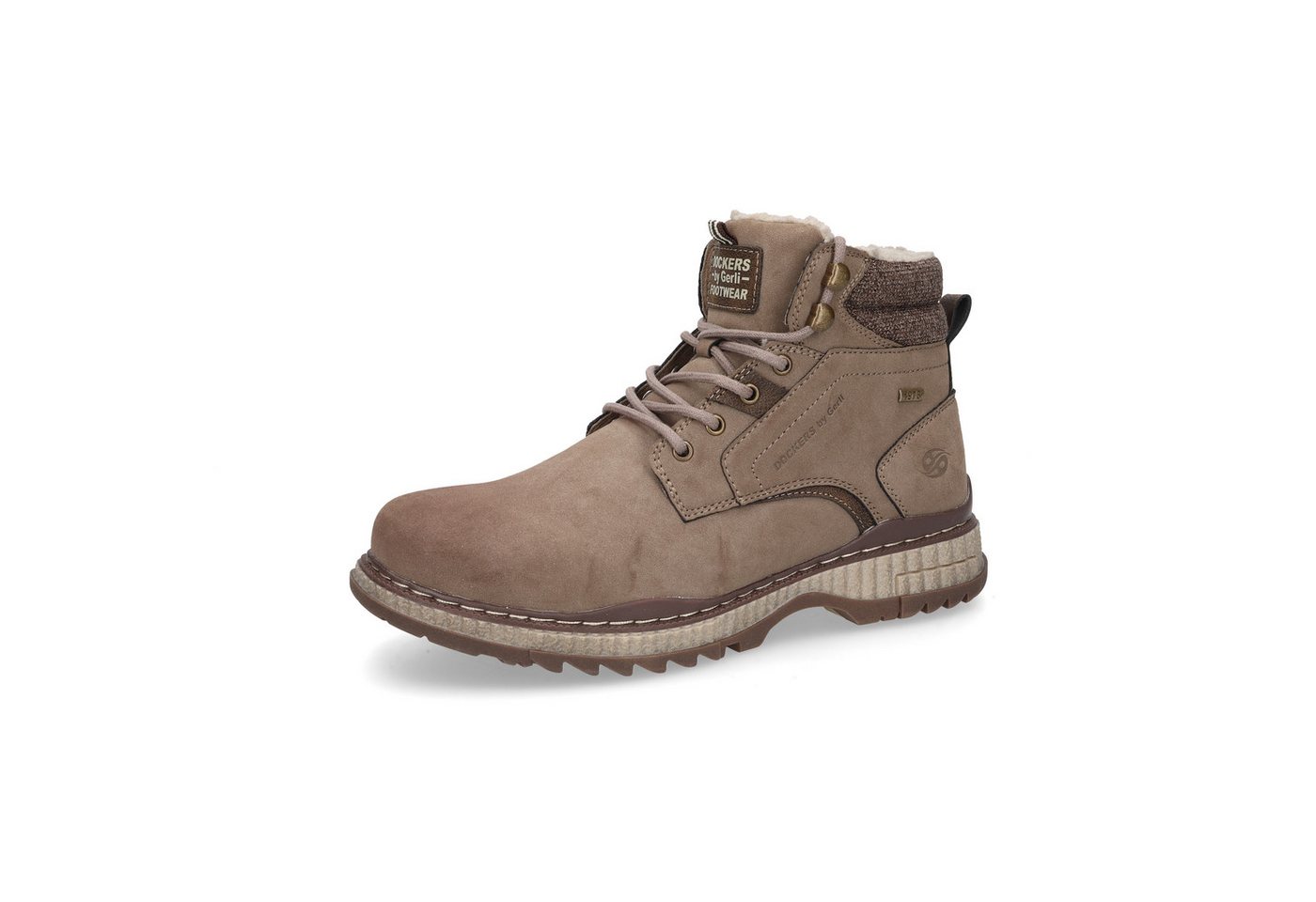 Dockers by Gerli Winterboots Schnürboots mit Warmfutter (braun)