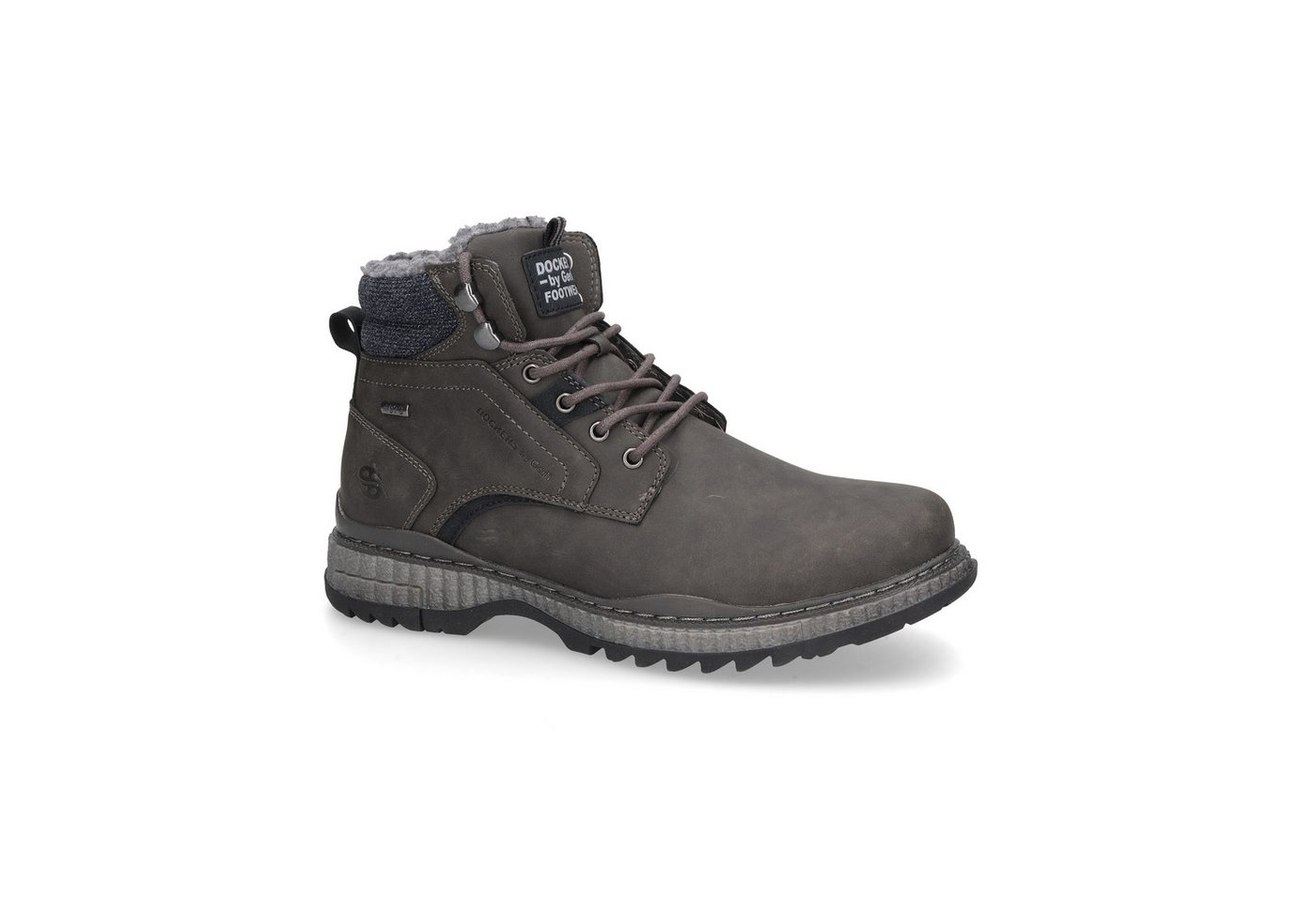 Dockers by Gerli Winterboots Schnürboots mit Warmfutter (grau)