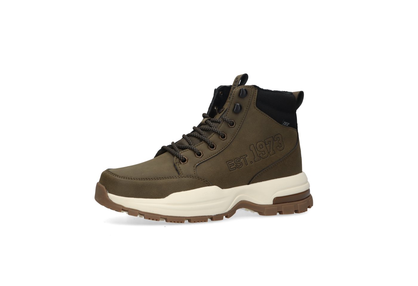 Dockers by Gerli Winterboots Schnürboots mit Warmfutter (grün)