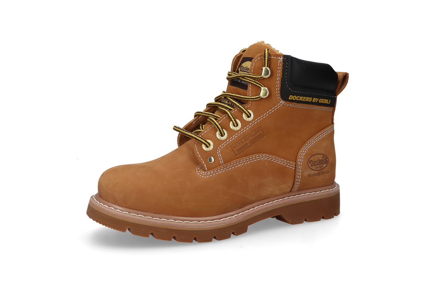 Dockers by Gerli Schnürboots Winterboots, Workerboots mit Profilsohle