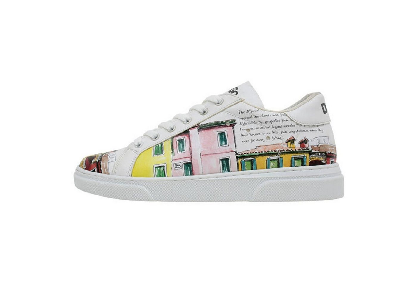 DOGO Ace Low-Top Sneaker Burano Island Damen Sneaker Sneaker Handgefertigt