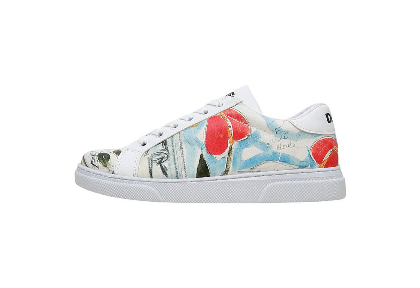 DOGO Ace Low-Top Sneaker Hartley's Flower Damen Sneaker Sneaker Handgefertigt