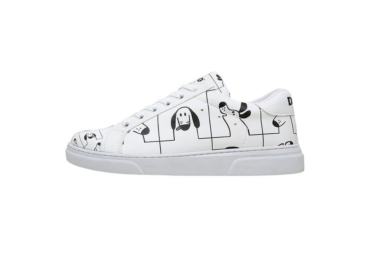 DOGO Ace Low-Top Sneaker I Woof You Damen Sneaker Sneaker Handgefertigt