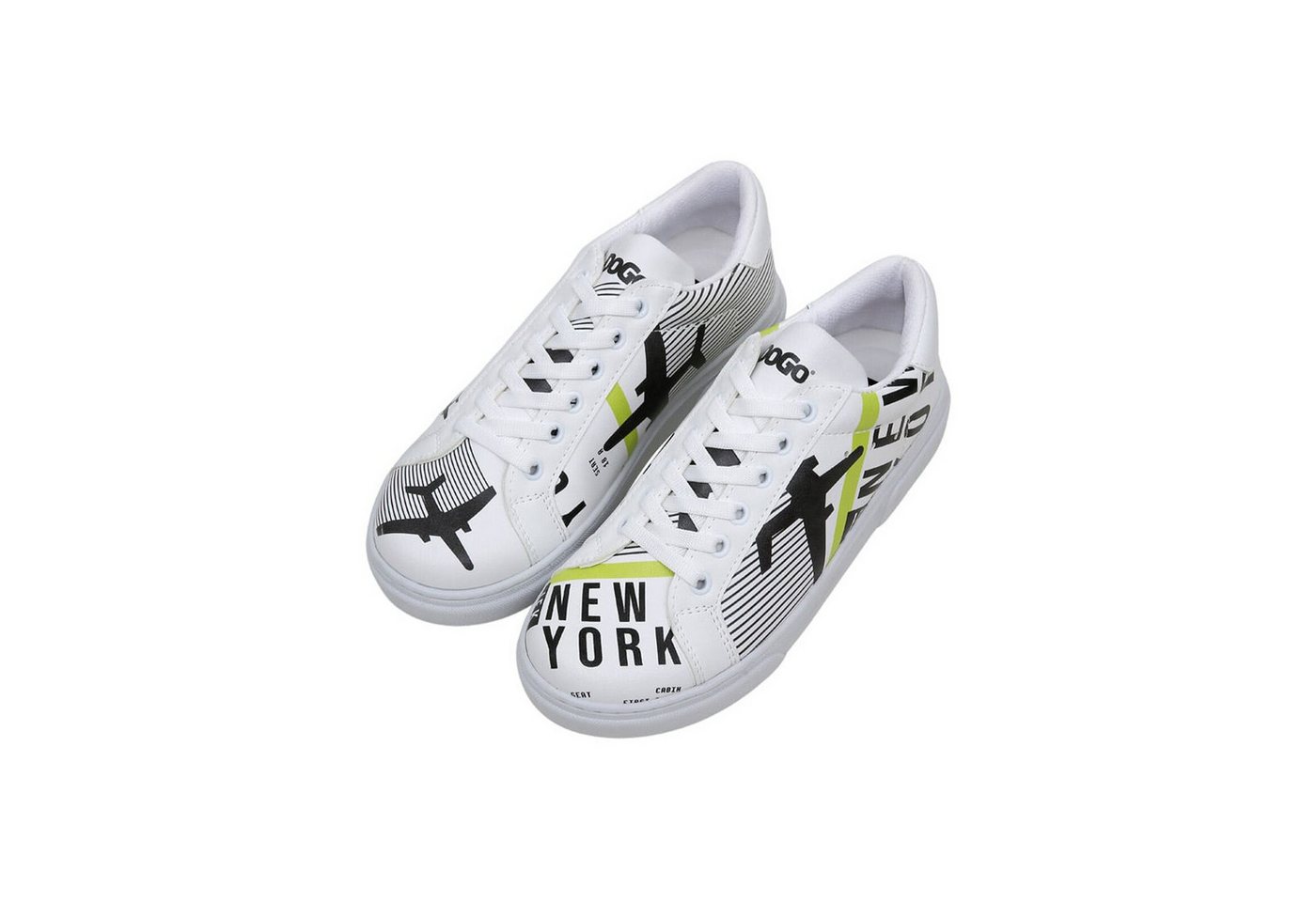 DOGO Ace Low-Top Sneaker New York Ticket Damen Sneaker Sneaker Handgefertigt