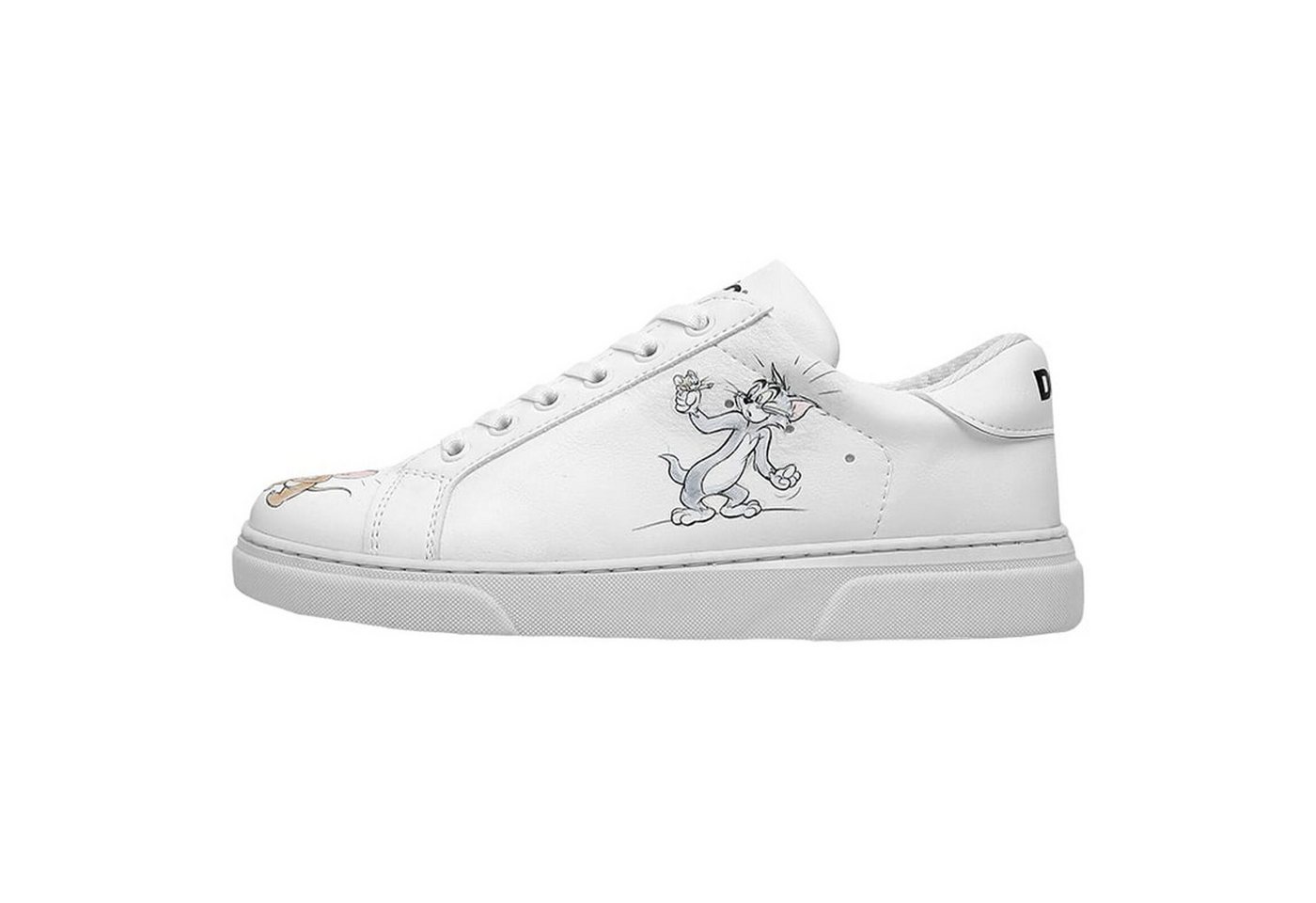 DOGO Ace Low-Top Sneaker Tom And Jerry Up-To-No-Good Damen Sneaker Sneaker Handgefertigt