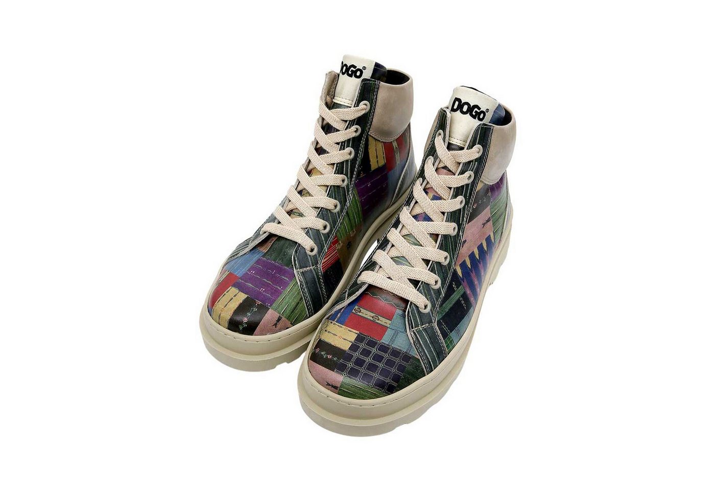 DOGO Adriana Boots Cat Person Damen Stiefeletten, Adriana Explore Winterboots Handgefertigt (gelb)