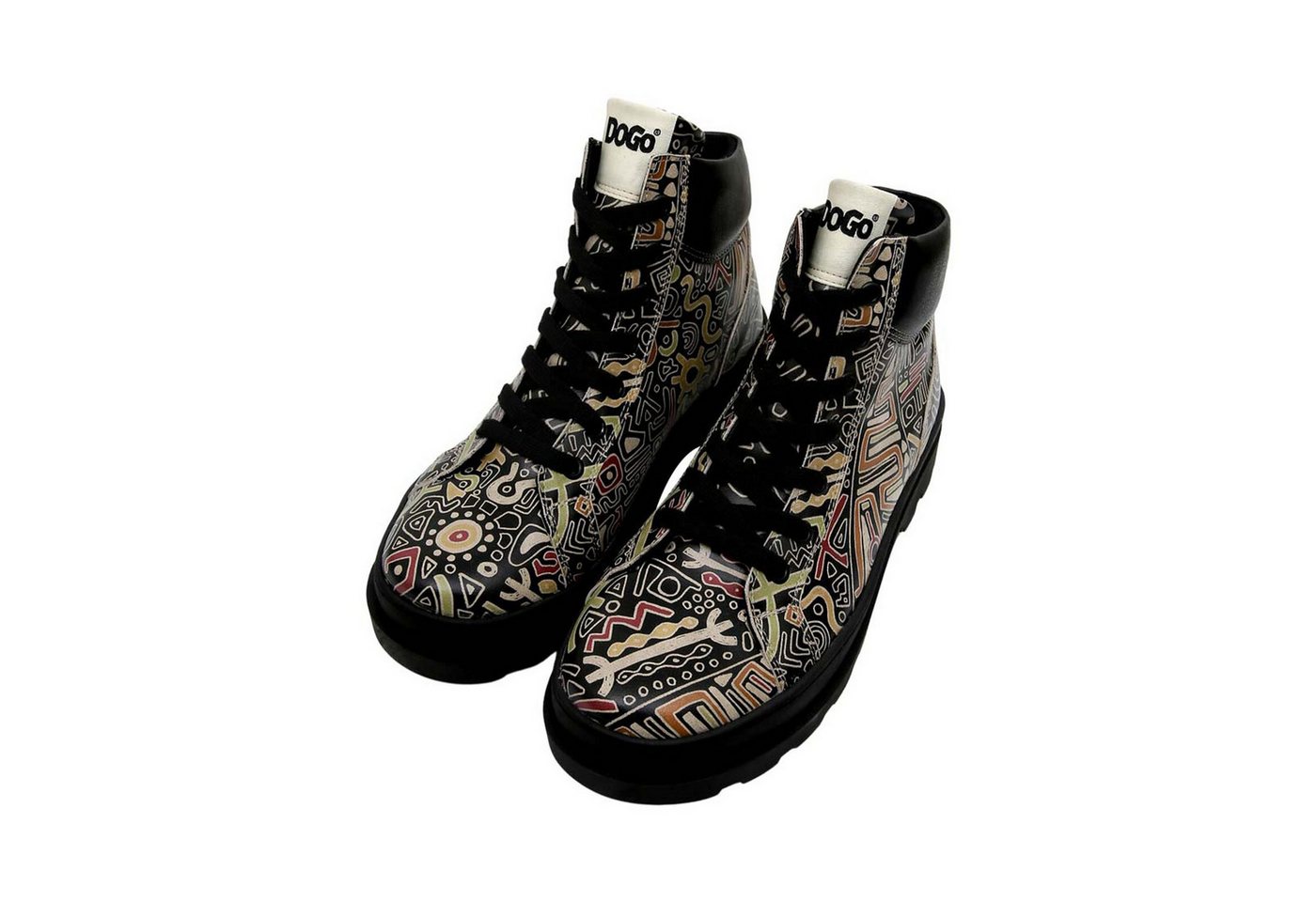 DOGO Adriana Boots Cat Person Damen Stiefeletten, Adriana Explore Winterboots Handgefertigt (schwarz)