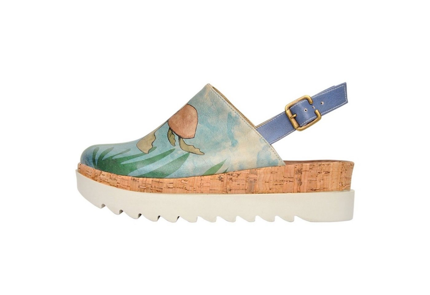DOGO Akita Caretta Damen Sandalen Clog Handgefertigt