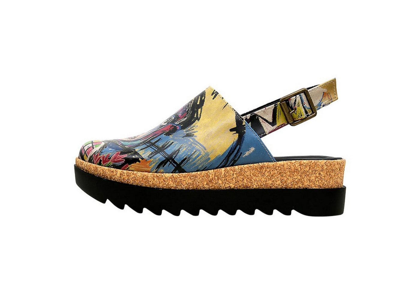 DOGO Akita Live And Save Damen Sandalen Clog Handgefertigt