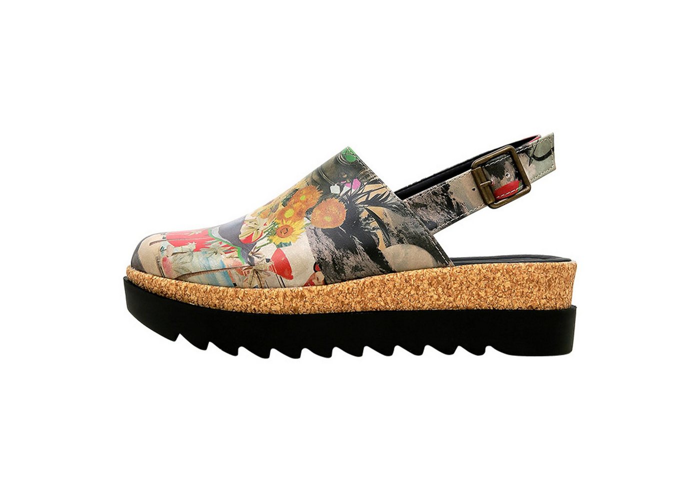 DOGO Akita Lucid Dreaming Damen Sandalen Clog Handgefertigt