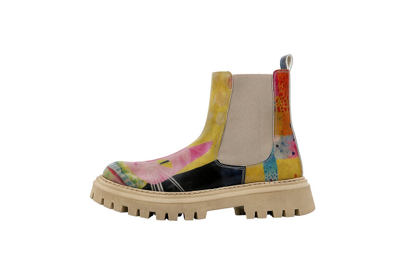 DOGO Aura Boots Animal Damen Stiefeletten Chelseaboots Handgefertigt