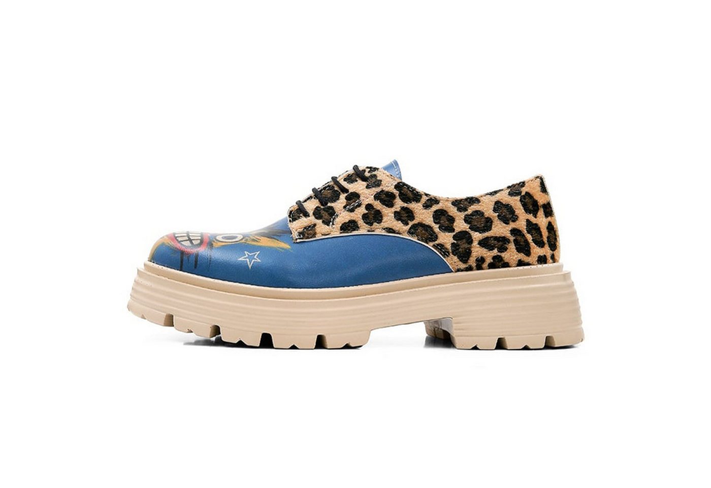 DOGO Brooklyn Meow Attack Damen Halbschuhe Loafer Handgefertigt
