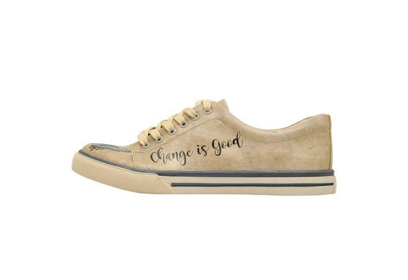 DOGO Classic Schnürsneaker Change Is Good Damen Sneaker Sneaker Handgefertigt
