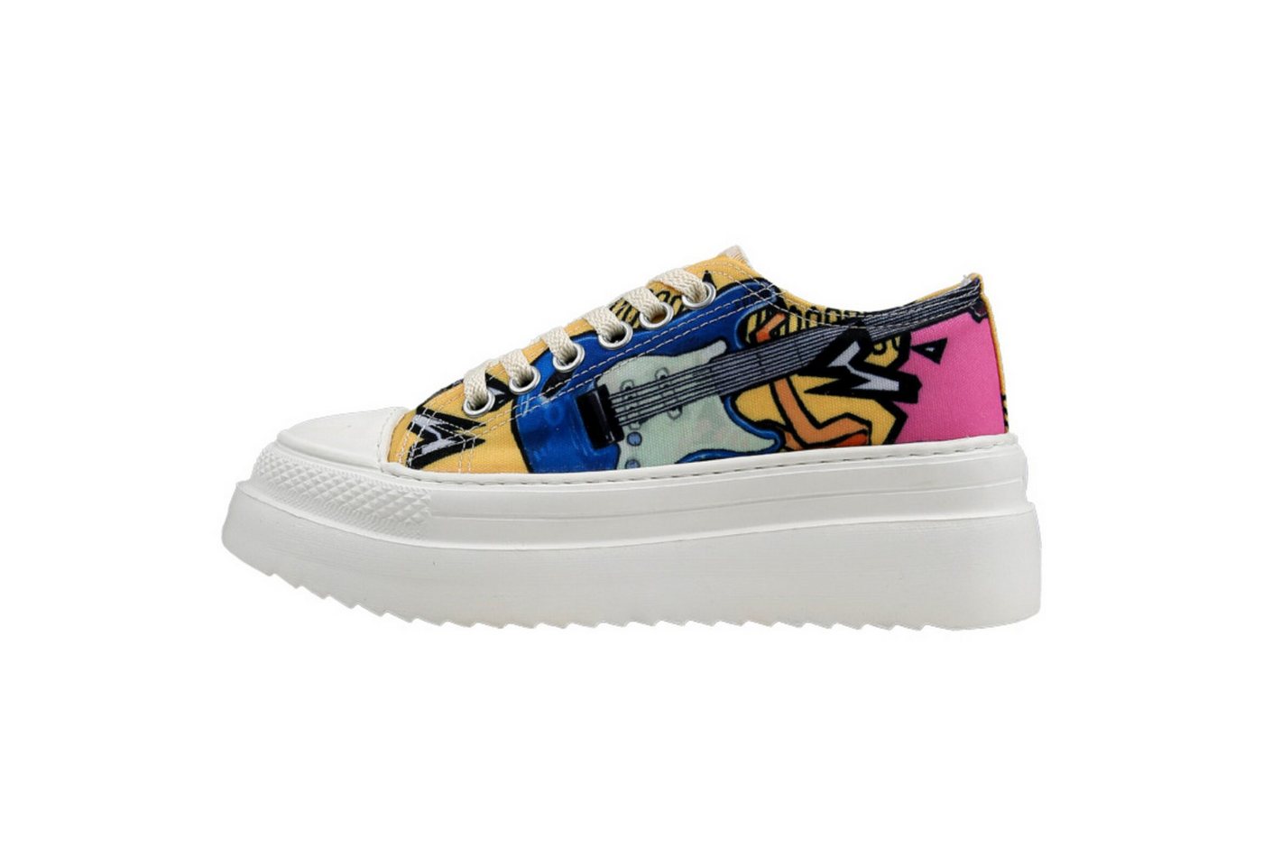DOGO Freya Low-Top Sneaker Rock On Damen Sneaker Sneaker Handgefertigt