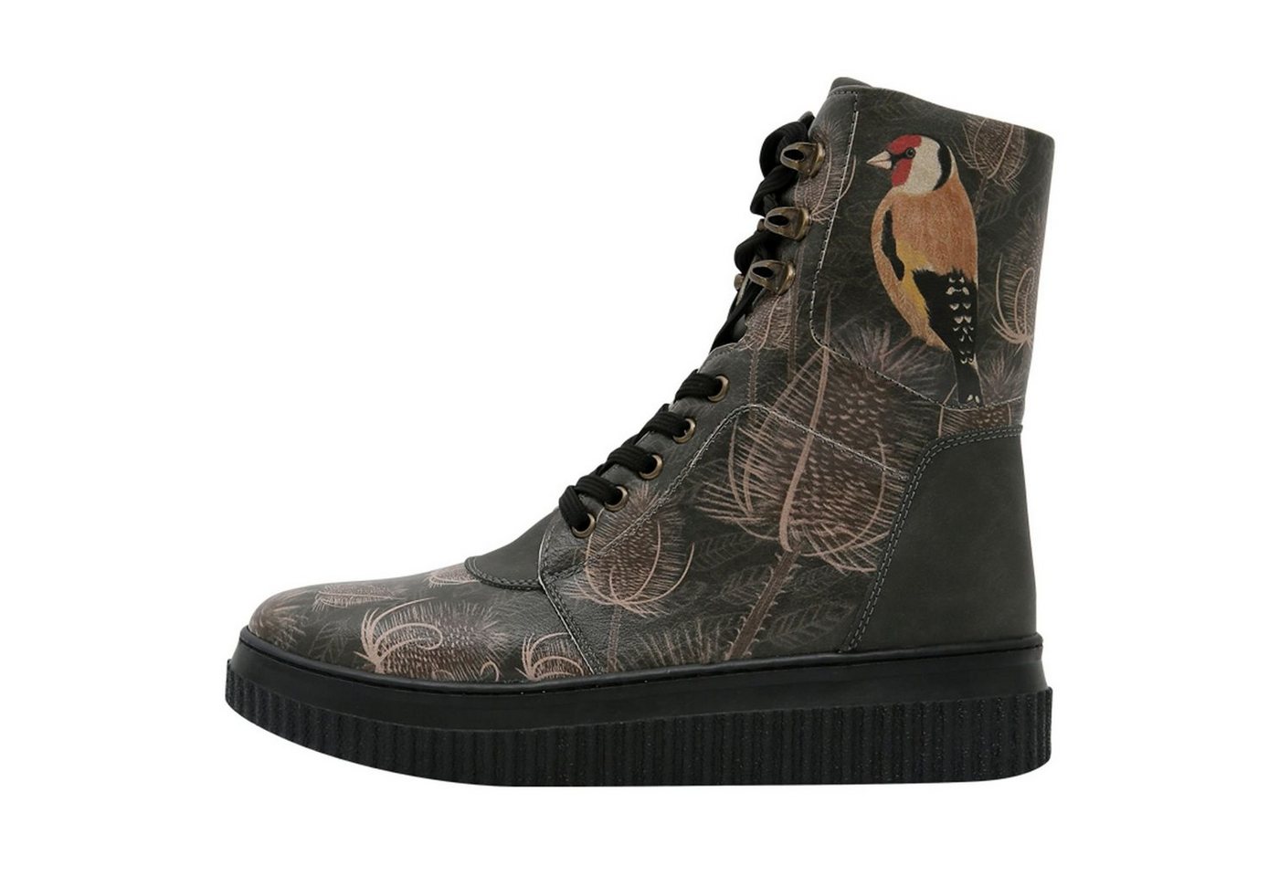 DOGO Future High Top Boots Goldfinch Damen Stiefeletten Schnürboots Handgefertigt