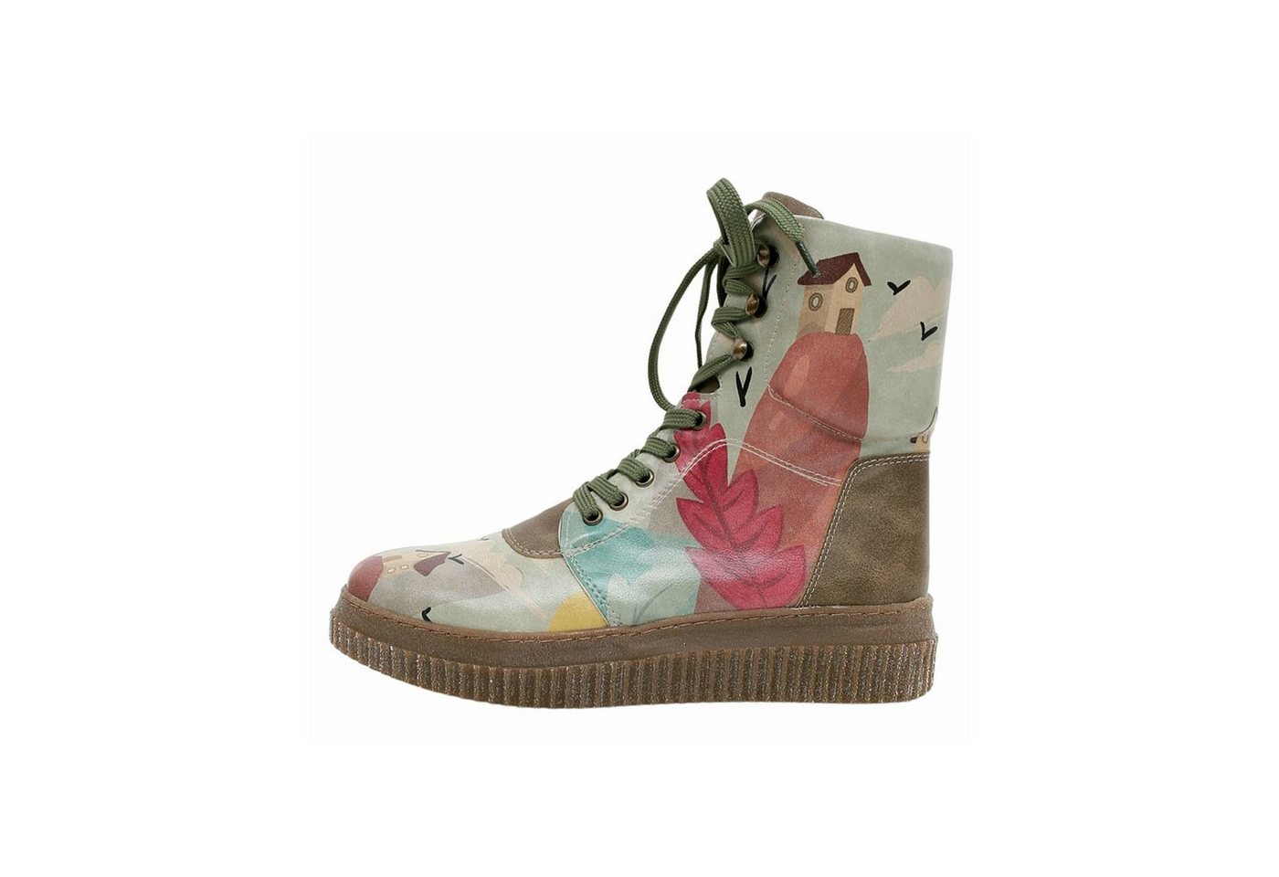 DOGO Future High Top Boots State Of Bliss Damen Stiefeletten Schnürboots Handgefertigt