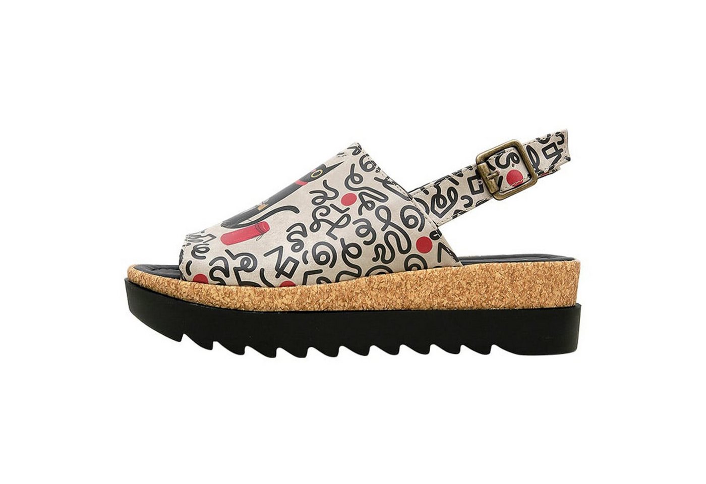 DOGO Gigi Sandale Cat And Mouse Damen Sandalen Sandalette Handgefertigt