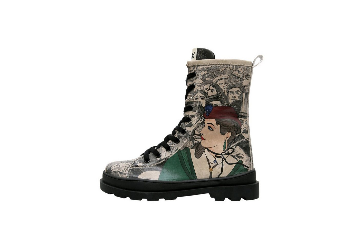 DOGO Gisele Schnürstiefel Boots Colorful Lady Damen Stiefeletten Stiefelette Handgefertigt