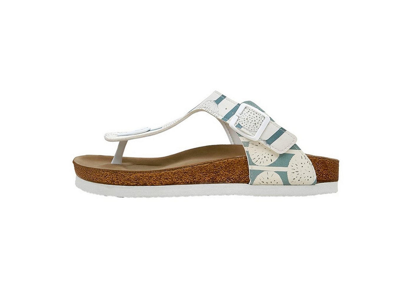 DOGO Lila Zehentrenner Dandelion Damen Sandalen Zehentrenner Handgefertigt