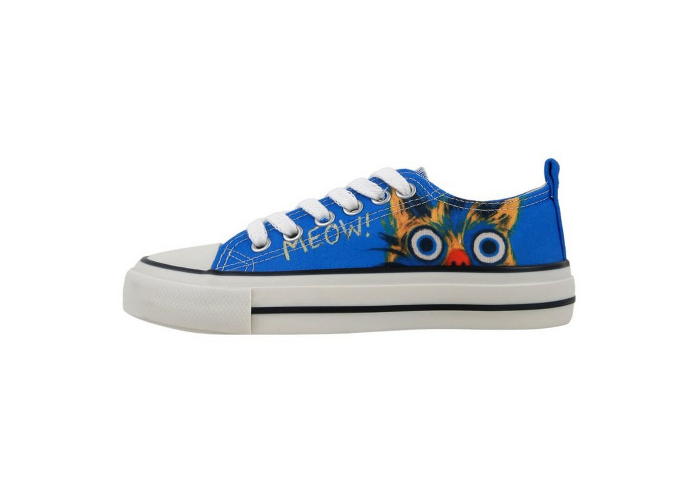 DOGO Liria Low-Top Sneaker Meow Attack Damen Sneaker Ballerina Handgefertigt