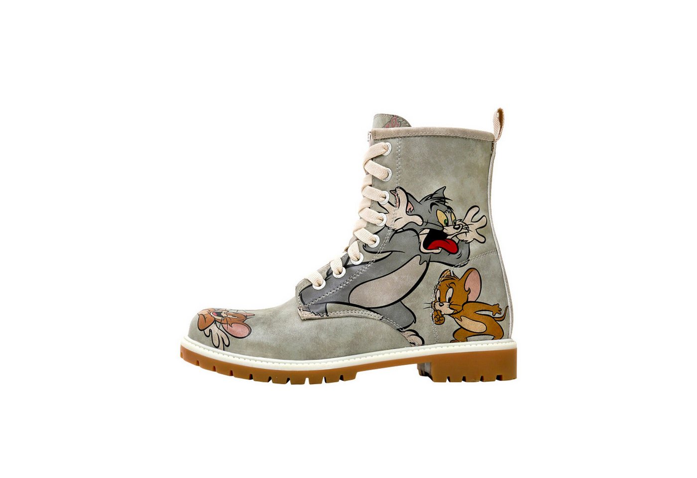 DOGO Long Boots Schnürstiefel Tiny Trouble Damen Stiefeletten Schnürboots Handgefertigt