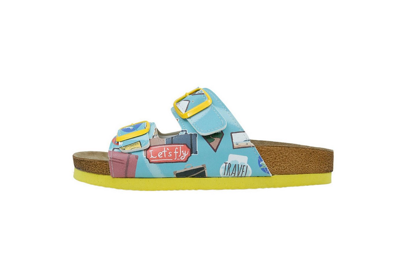 DOGO Stella Pantolette Let's Fly Damen Sandalen Pantolette Handgefertigt