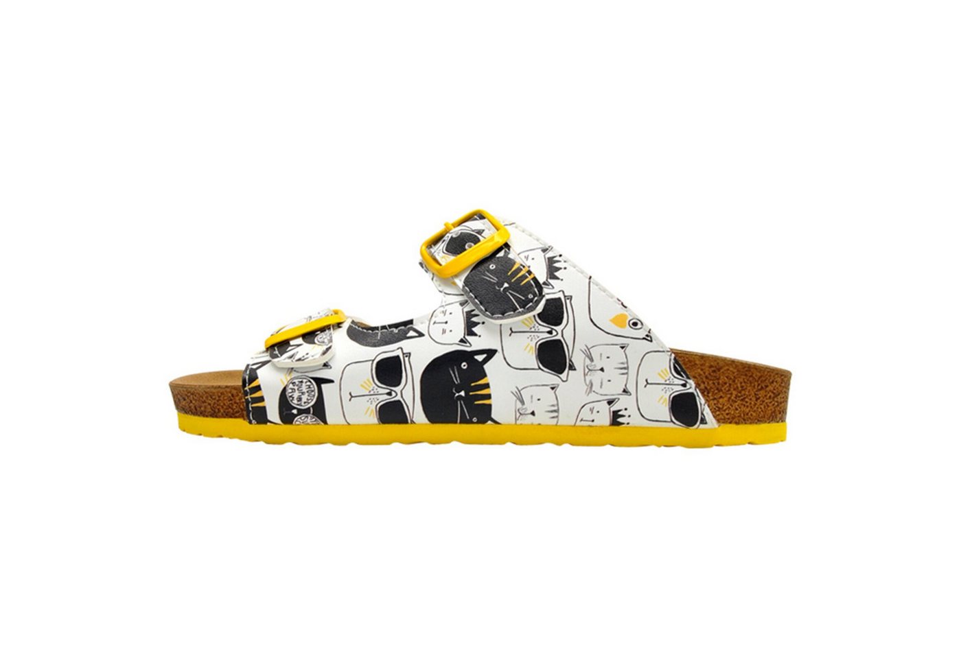 DOGO Stella Pantolette Patch Fish Damen Sandalen, Stella Pantolette Pantolette Handgefertigt
