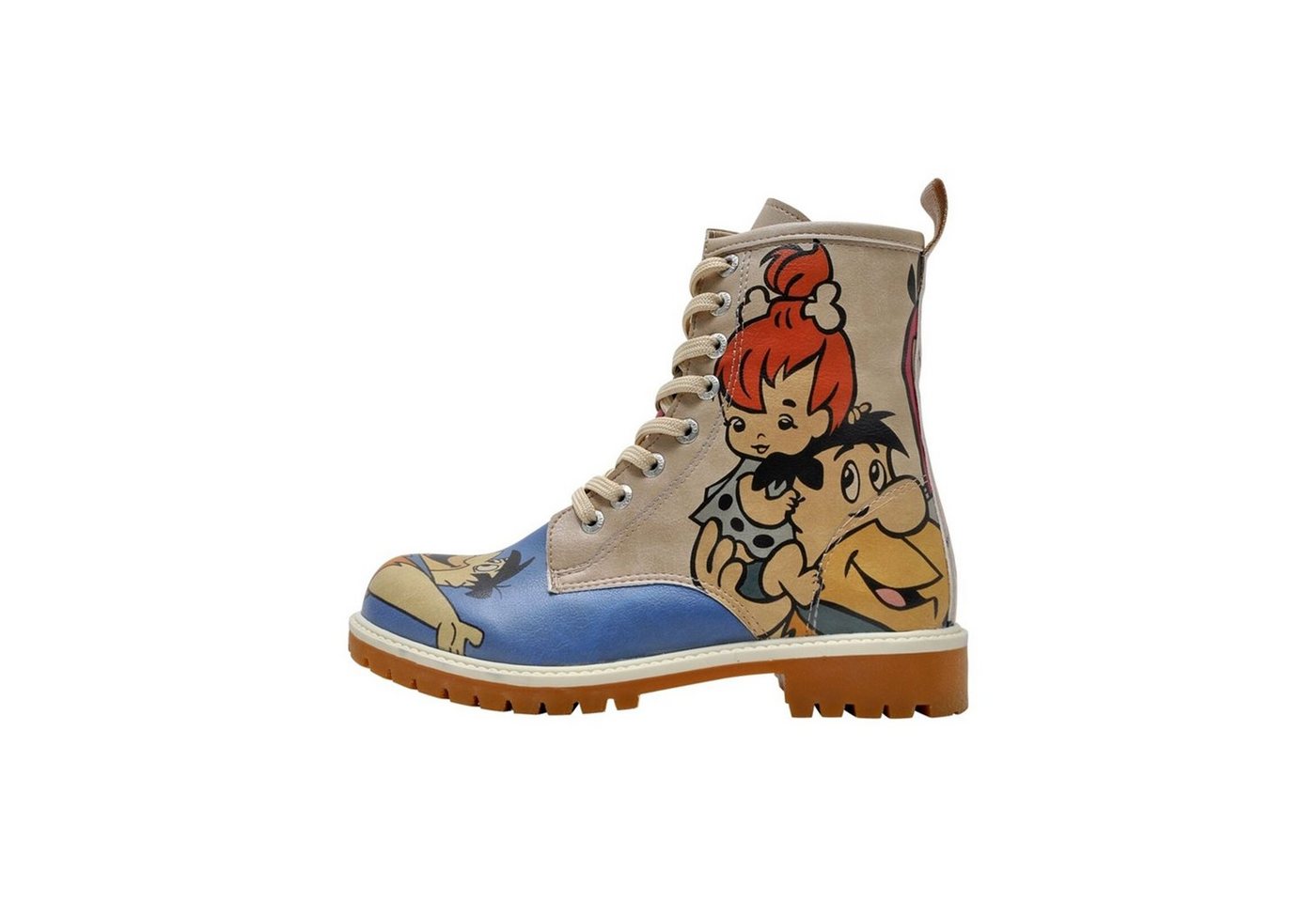 DOGO Wb Longe Boots Schnürstiefel Double Trouble Damen Stiefeletten, Schnürboots Handgefertigt