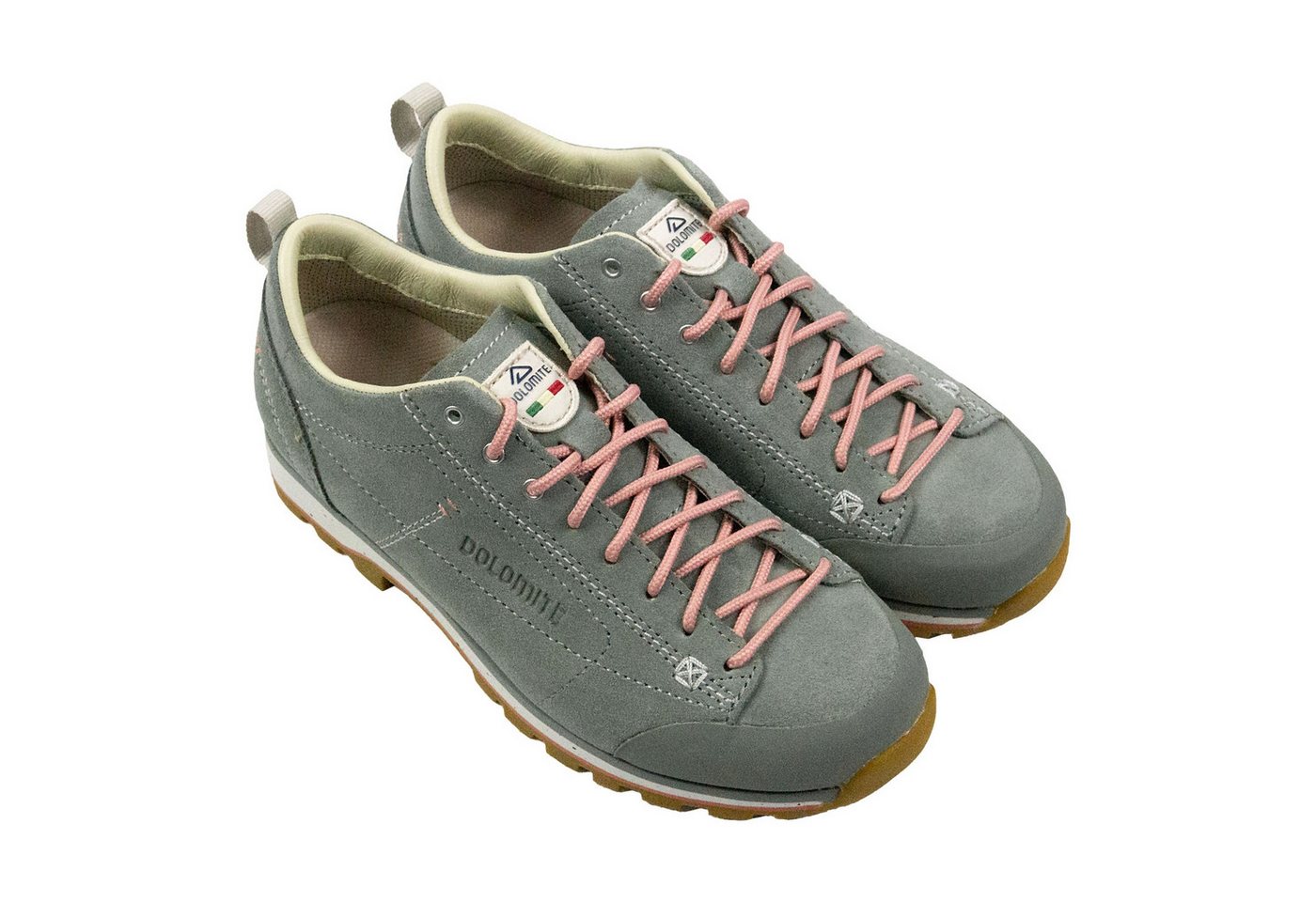 Dolomite 54 Low Evo Outdoorschuh mit andersfarbigen Akzenten und Ziernähten