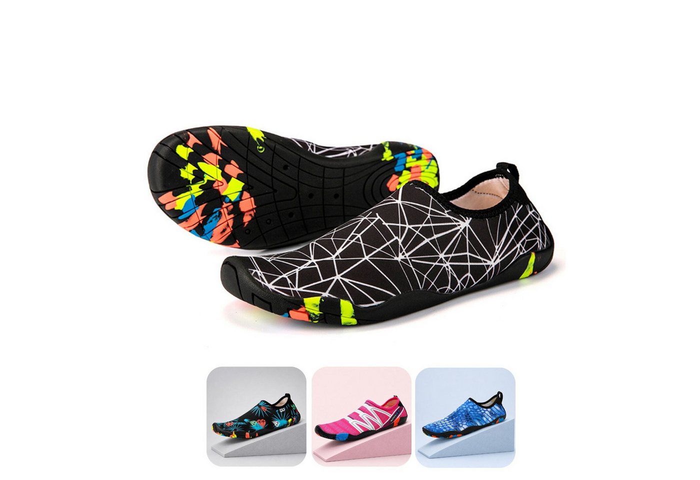 DOTALES Aqualite Barfuß-Wasserschuhe, Badeschuhe Damen & Herren Aquaschuh Minimalschuhe