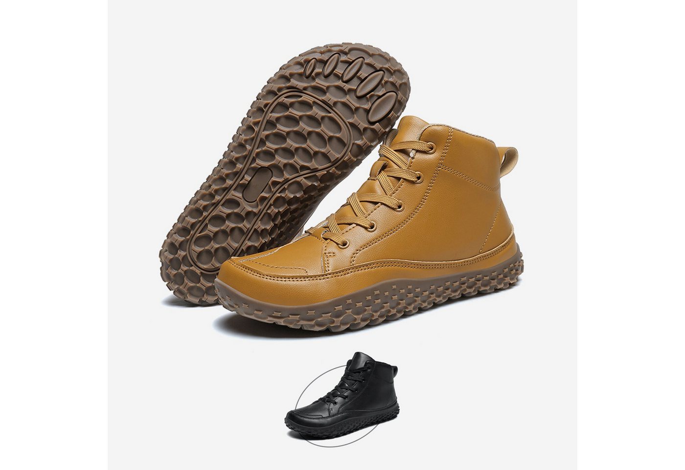 DOTALES Haven Winter Barfußschuhe Damen & Herren -Warm & Flexibel Barfußschuh Minimalschuhe