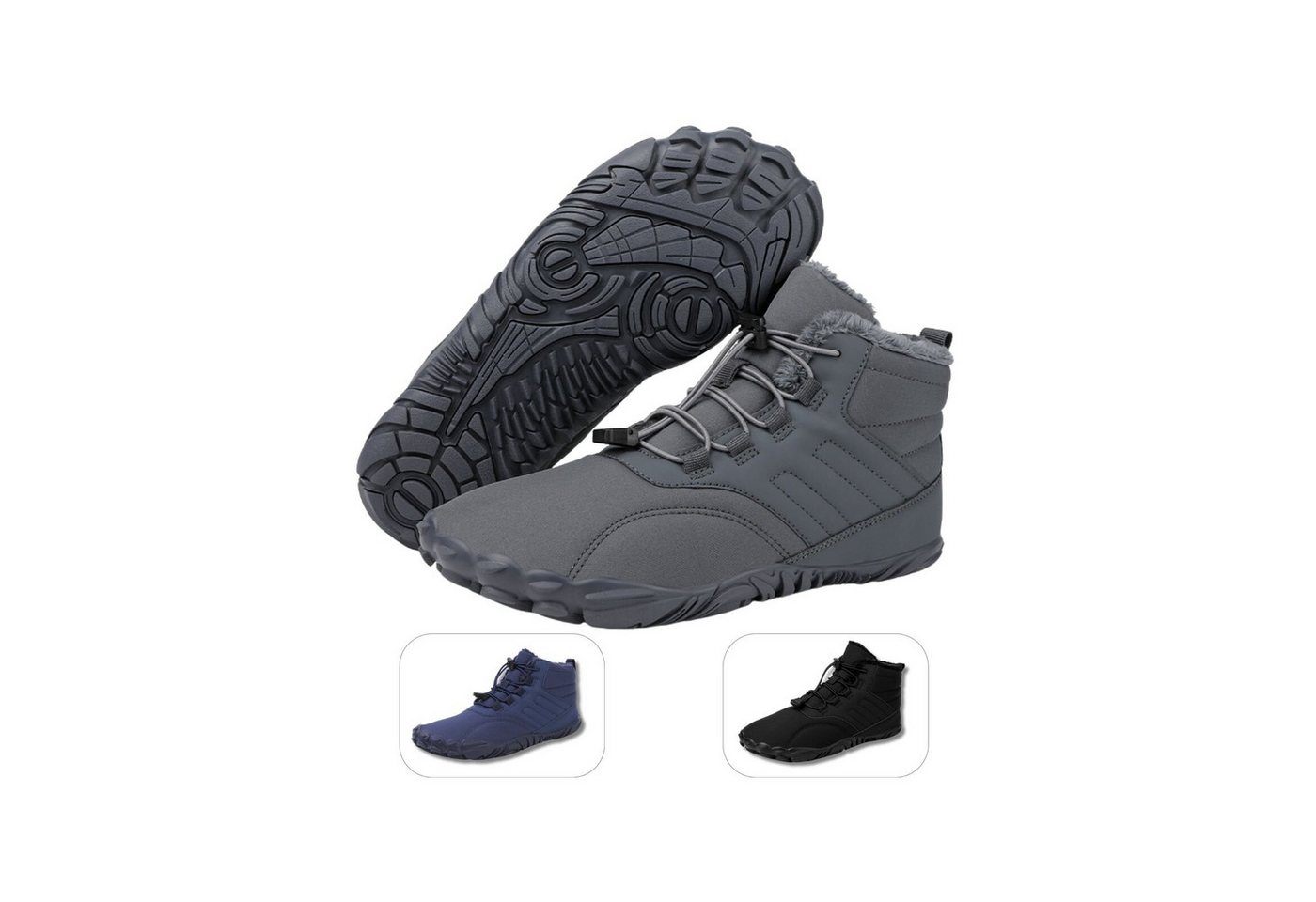 DOTALES Trekstep Barfußschuhe Winterstiefel Damen & Herren – Exklusiv & Barfußschuh Minimalschuhe