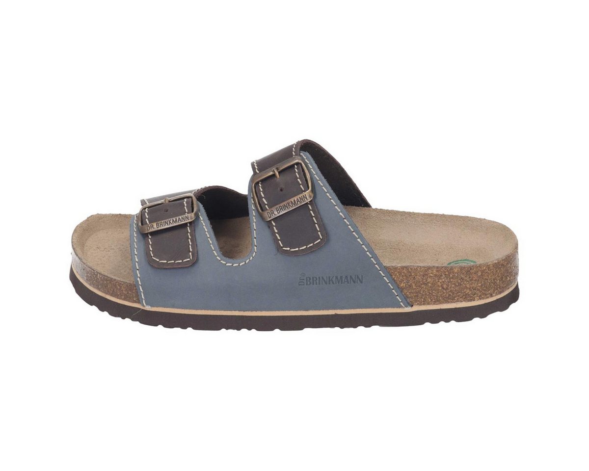 Dr. Brinkmann Bonillo Pantolette (1-tlg) Pantoletten - Gepolstertes, ergonomisches Fußbett, Verstellbare Riemen (blau)