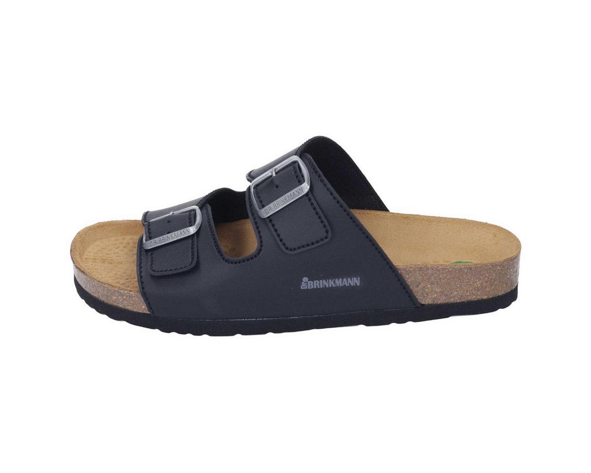 Dr. Brinkmann Bonillo Pantolette (1-tlg) Pantoletten - Gepolstertes, ergonomisches Fußbett, Verstellbare Riemen (schwarz)