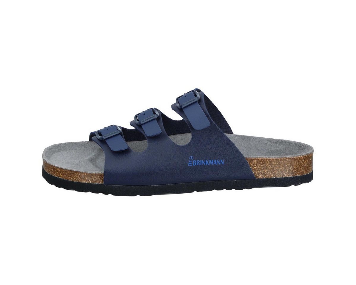 Dr. Brinkmann Novelda Pantolette (1-tlg) Pantoletten - Ergonomisch gepolstertes Fußbett, Verstellbare Riemen (blau)
