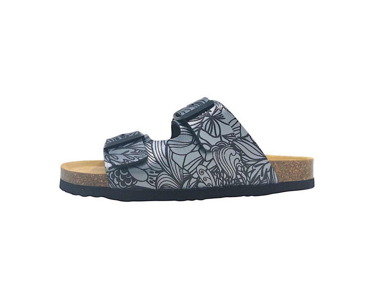 Dr. Brinkmann Pantolette Schlappen (silber)